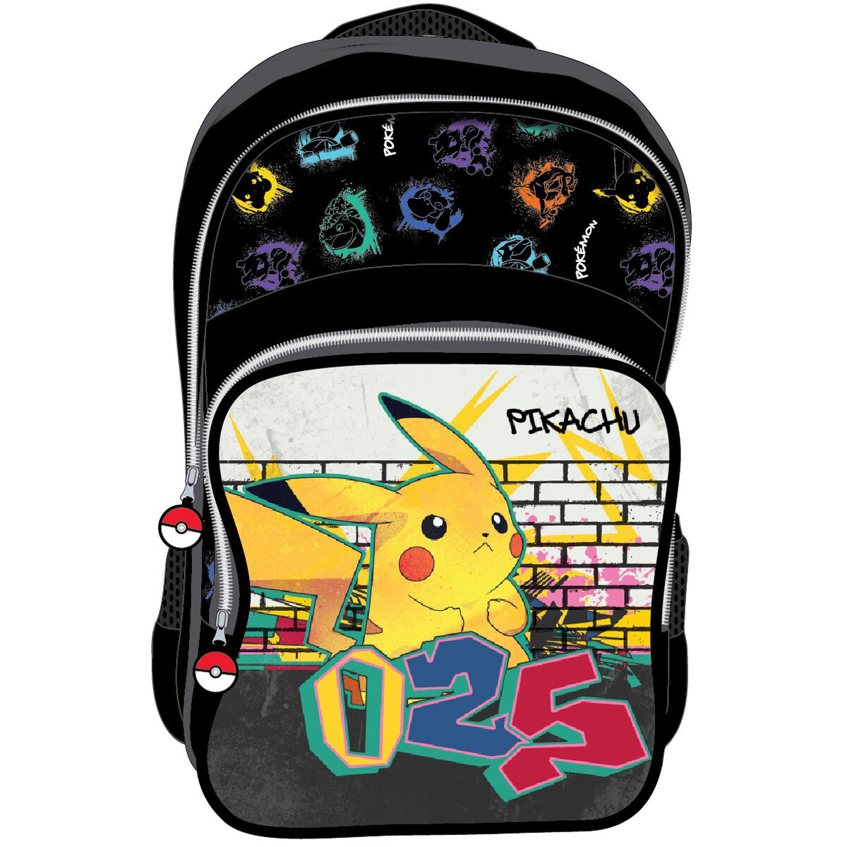 Skoletaske Pokémon Pikachu Multifarvet