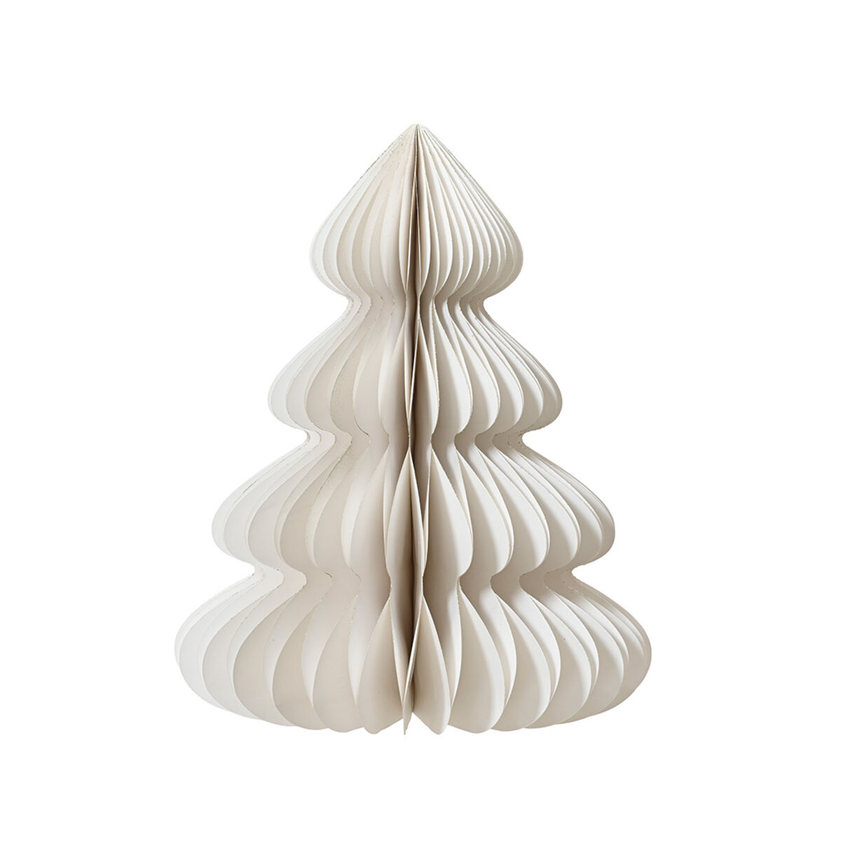 Sapin de Noël Decoris Blanc Papier Ø 48 x 60 cm