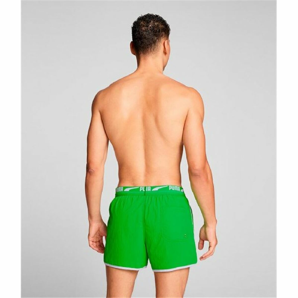 Image secondaire de Maillot de bain homme Puma Track s Vert citron