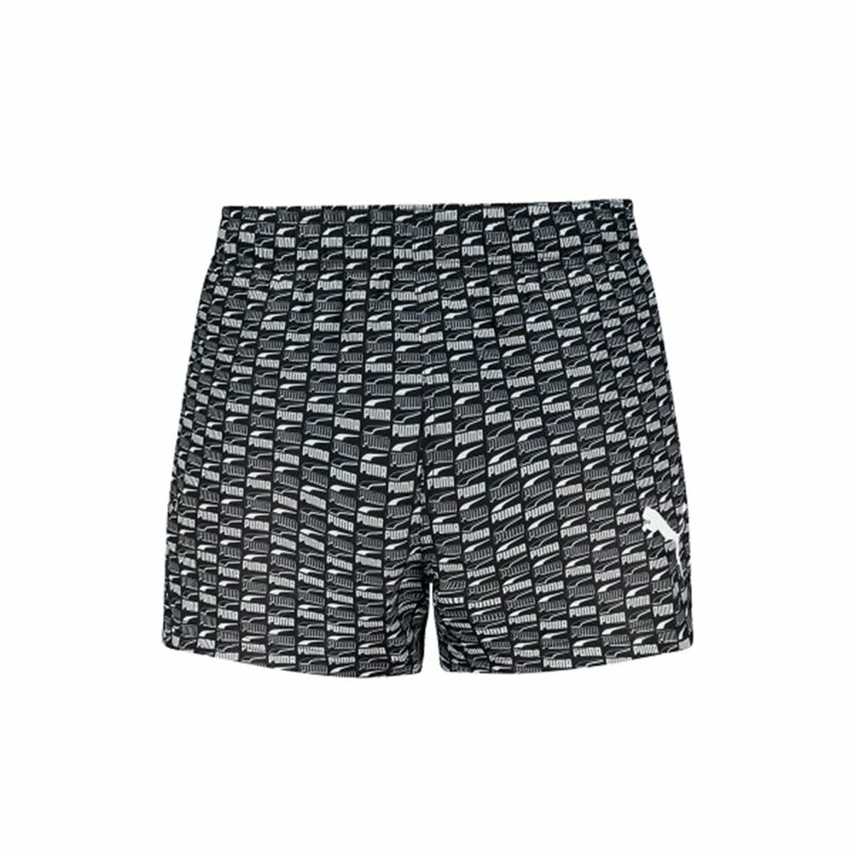 Maillot de bain homme Puma Puma Logo Print 1P Noir