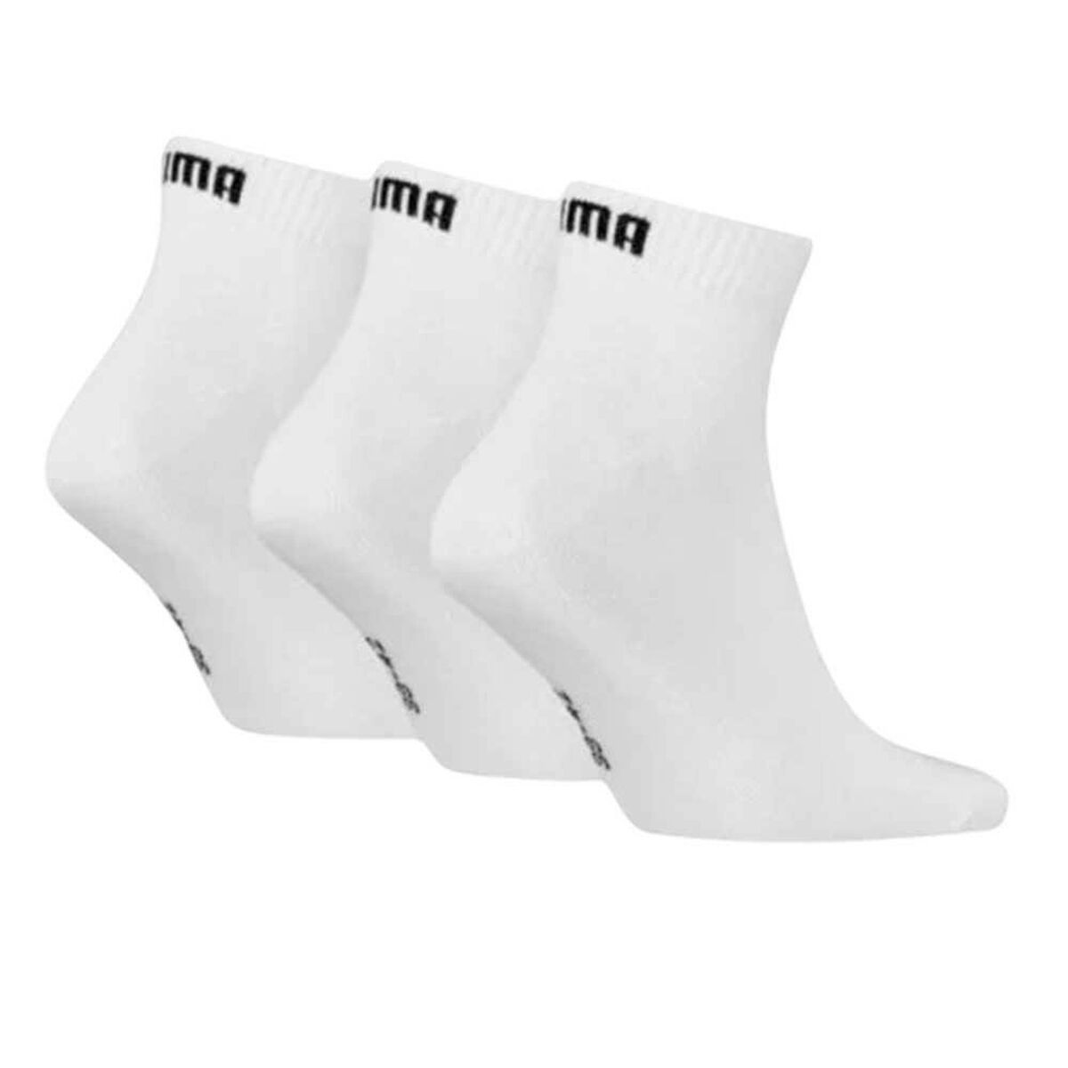 Image secondaire de Chaussettes de Sport Puma QUARTER PLAIN 3P 701230337 300 Blanc 3 paires