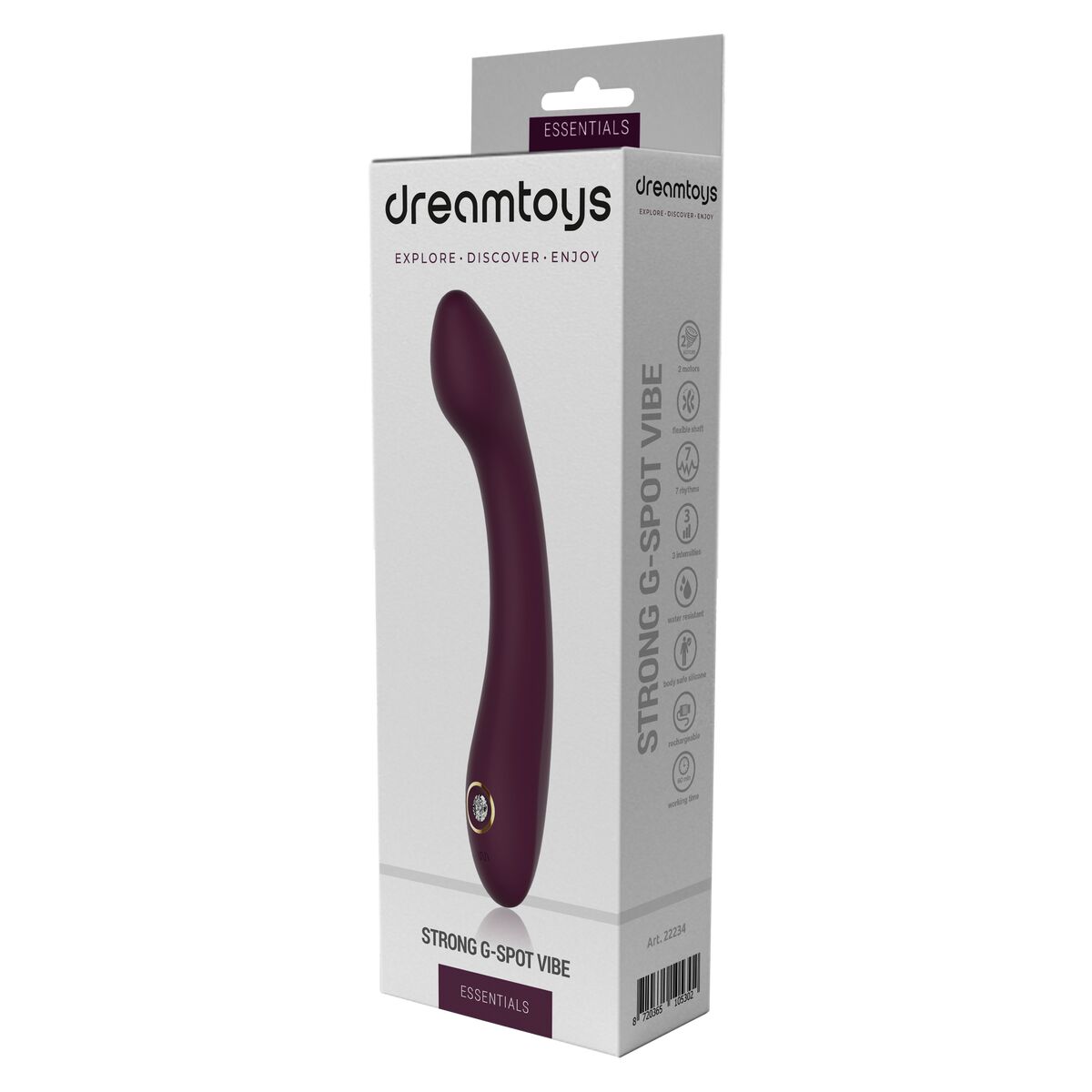 Vibrátor na bod G Dream Toys Essentials Červený