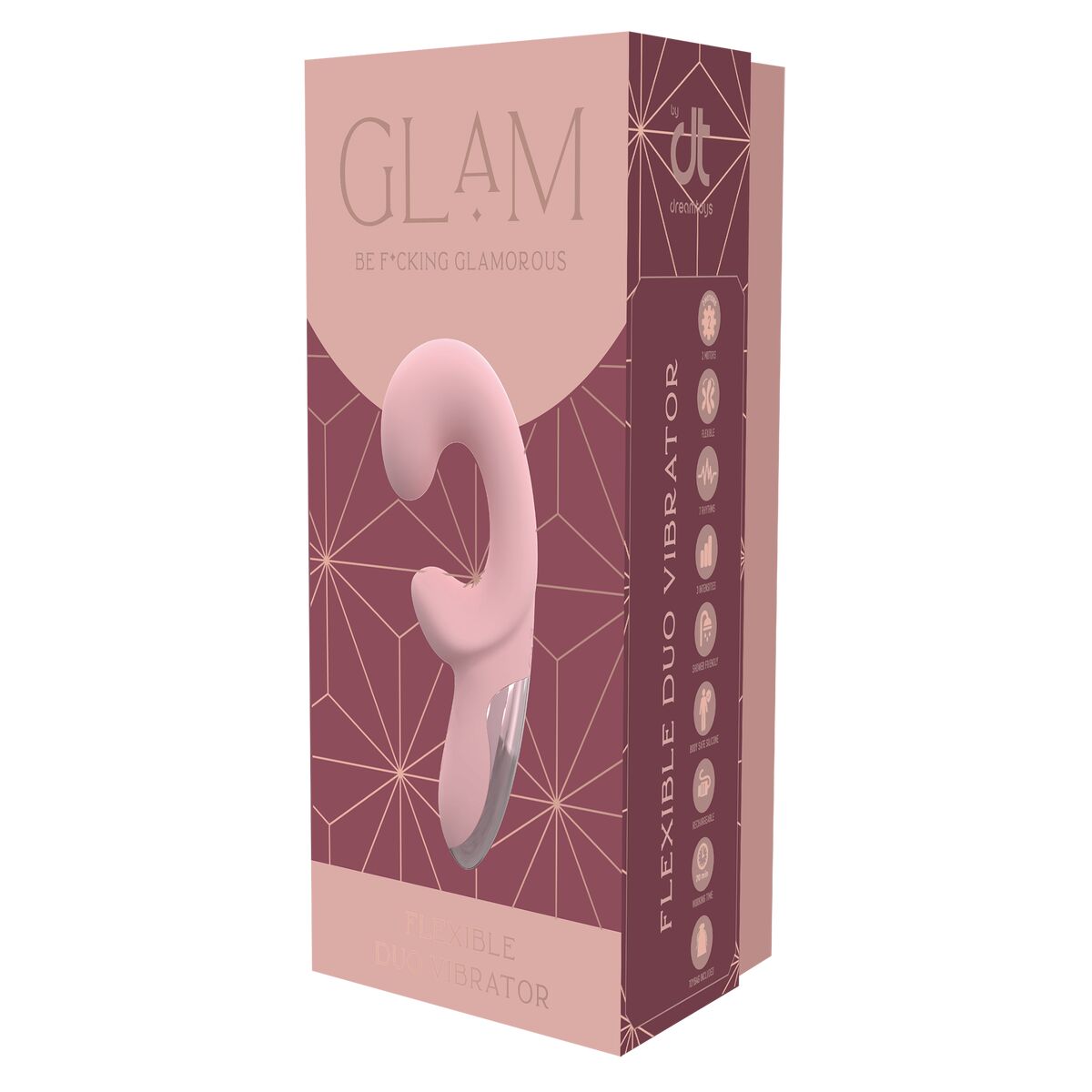 Vibrátor pro dvojici Dual Stimulation Dream Toys Glam Růžový
