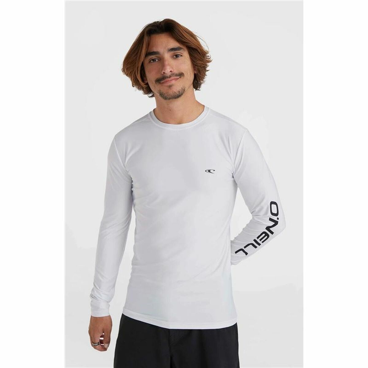 Short-sleeve Sports T-shirt O’Neill Essentials L/Slv White