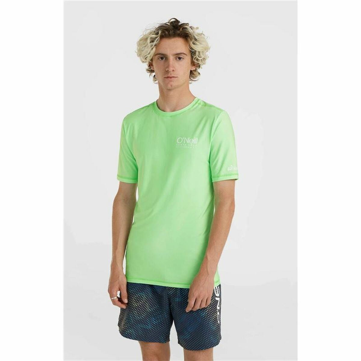 Short-sleeve Sports T-shirt O’Neill Cali S/Slv  Light Green