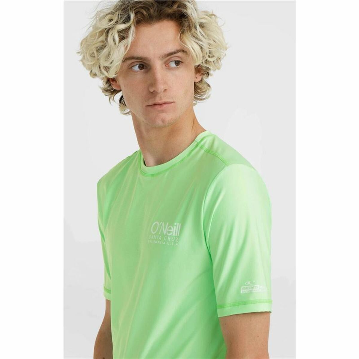 Short-sleeve Sports T-shirt O’Neill Cali S/Slv  Light Green