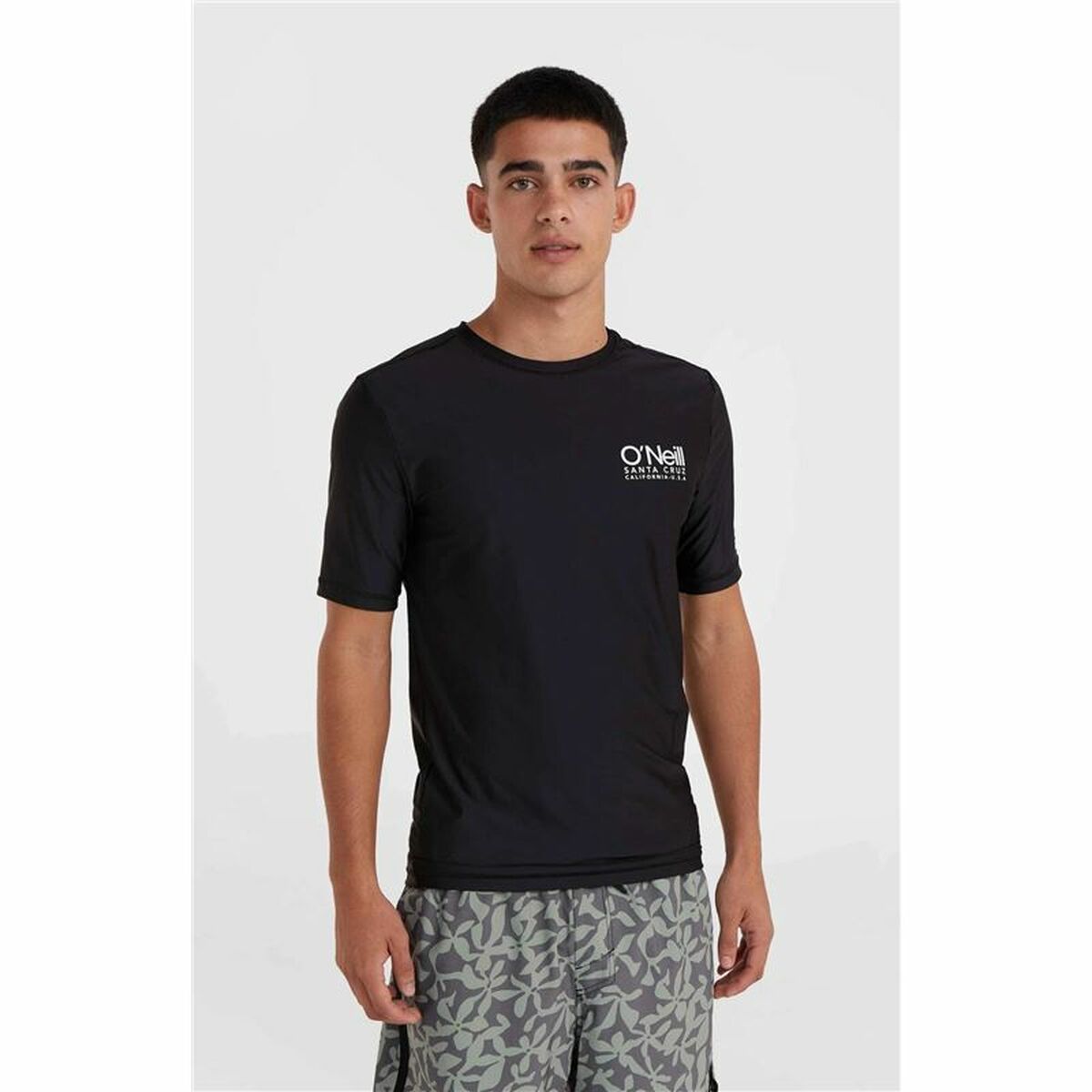 Mens Short Sleeve T-Shirt O’Neill Essentials Cali S/Sl Black