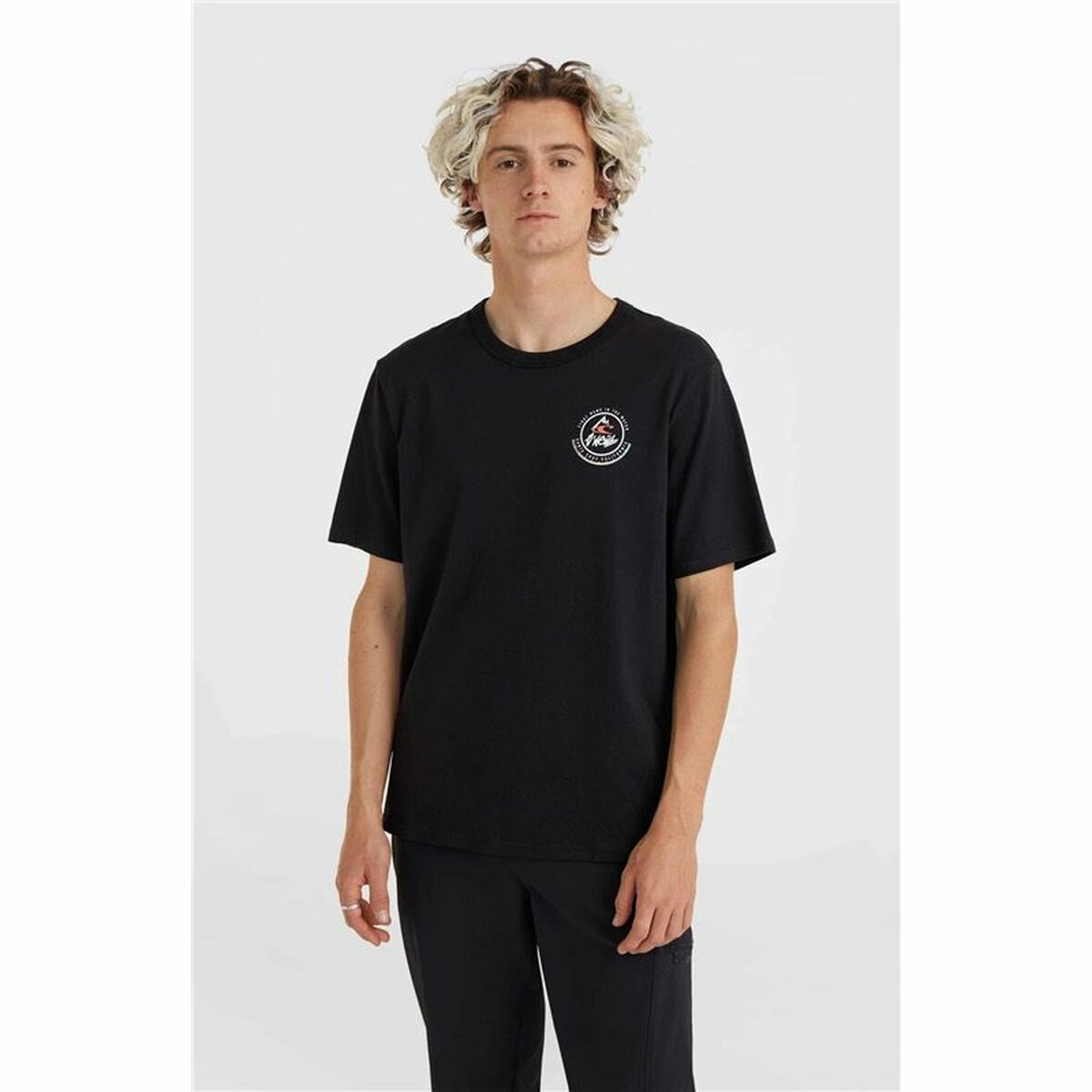 Mens Short Sleeve T-Shirt O’Neill Trvlr  Black