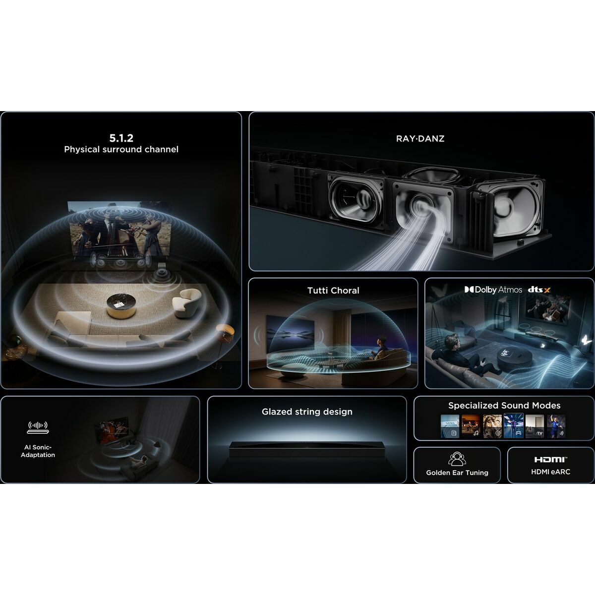 Image secondaire de Barre audio TCL Q75HE 30 W 620 W
