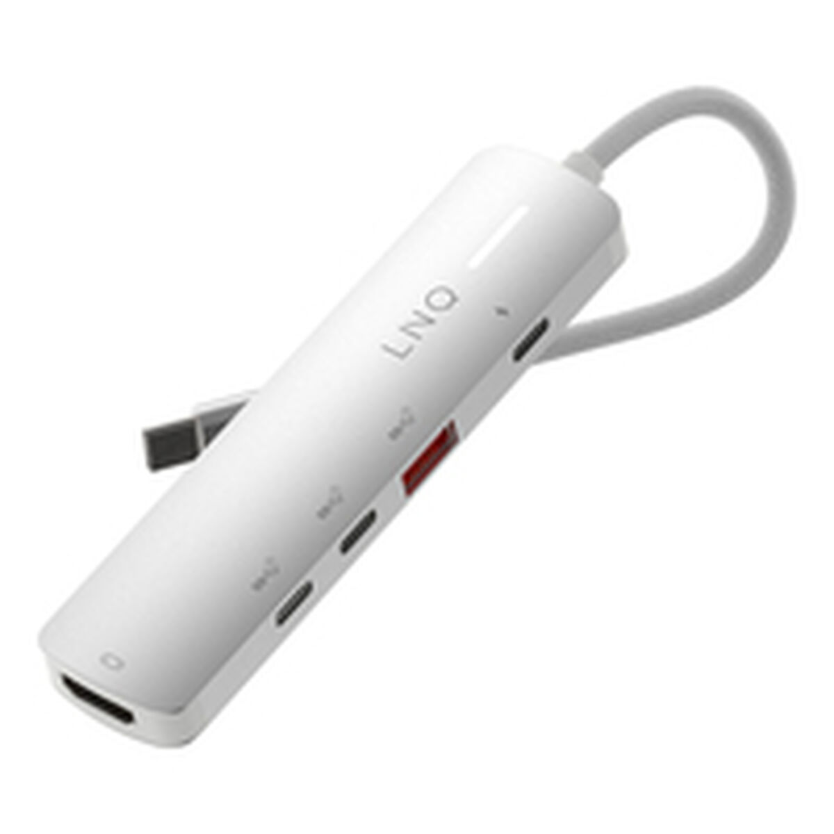 Picture of USB Hub Linq Byelements LQ49051 White Grey