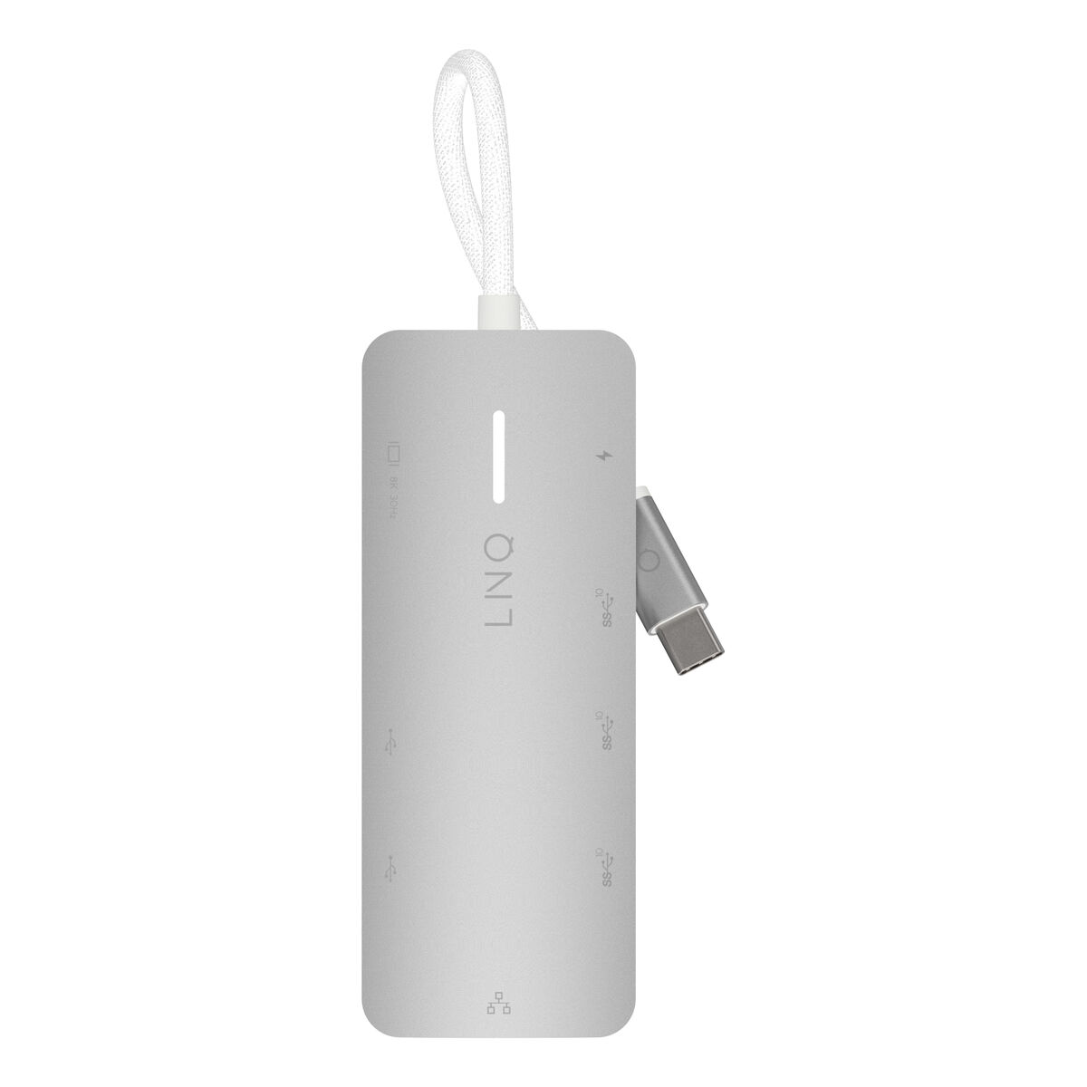Picture of USB Hub Linq Byelements LQ49081 White Grey