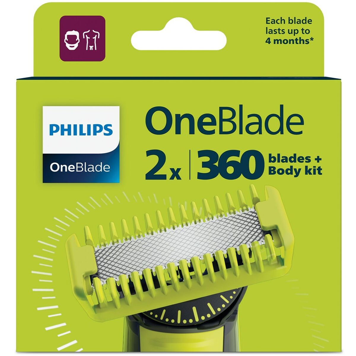 Image secondaire de Tête de rechange Philips QP624/50 (2 Unités)
