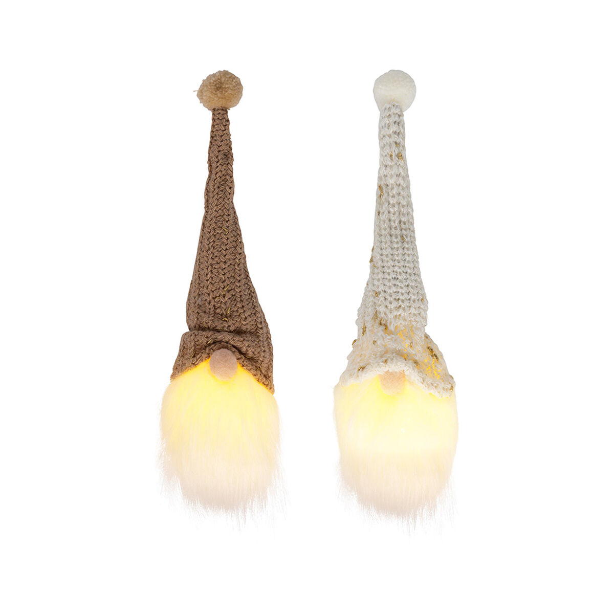Décorations de Noël Lumineo Assortiment de couleurs Gnome 6 x 20 x 6 cm