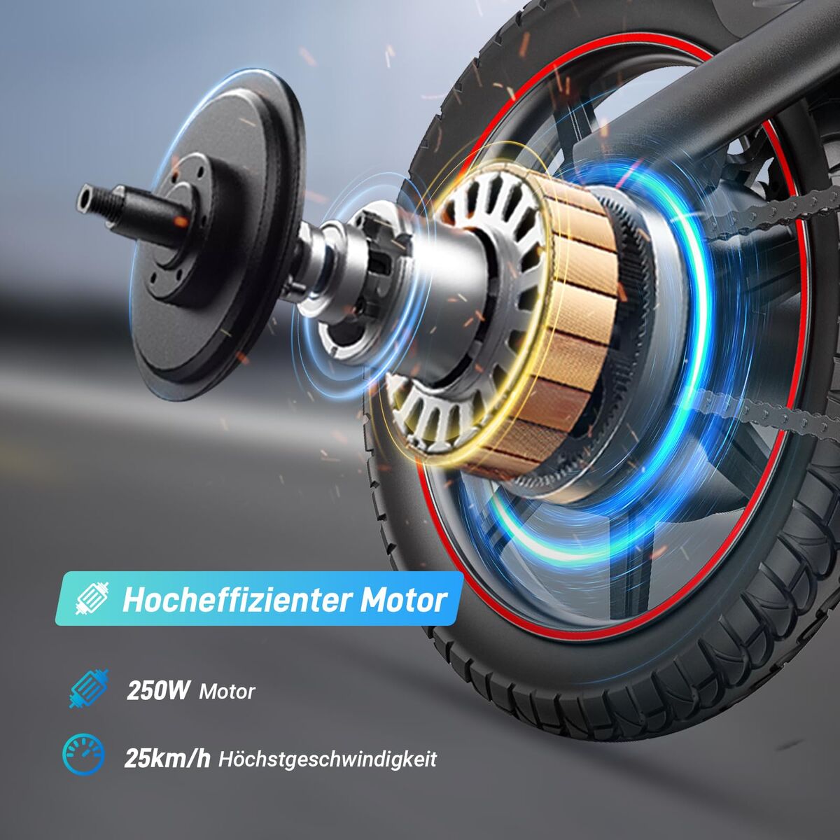 Electric Bike DYU DYU-D3S-001 Black 250 W 10 Ah 14″