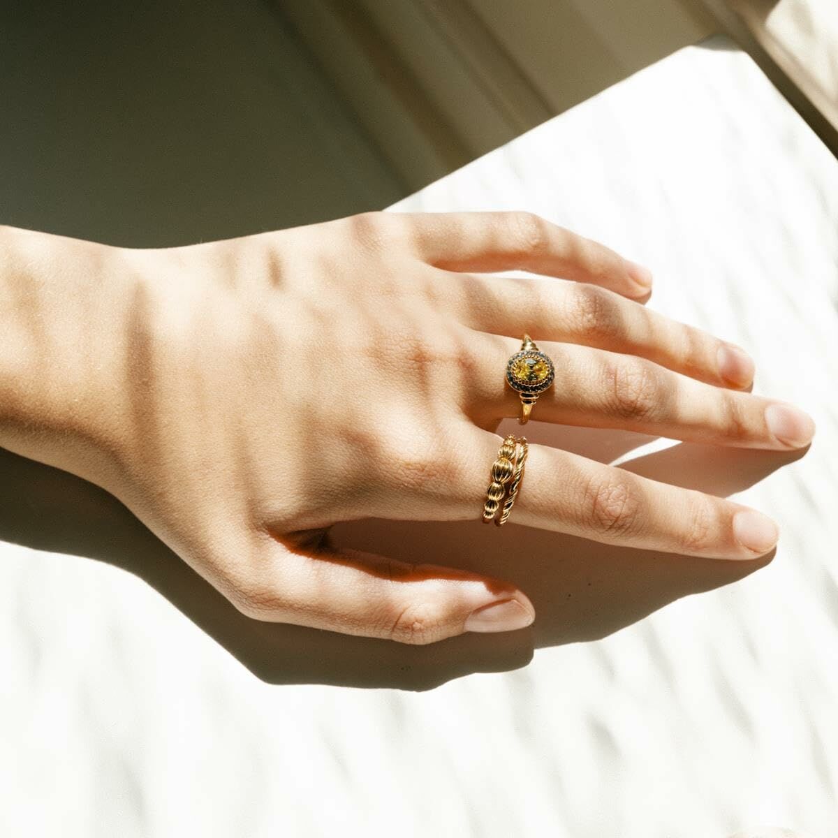 Image secondaire de Bague Femme 24KAE 124138Y/54 Doré 14