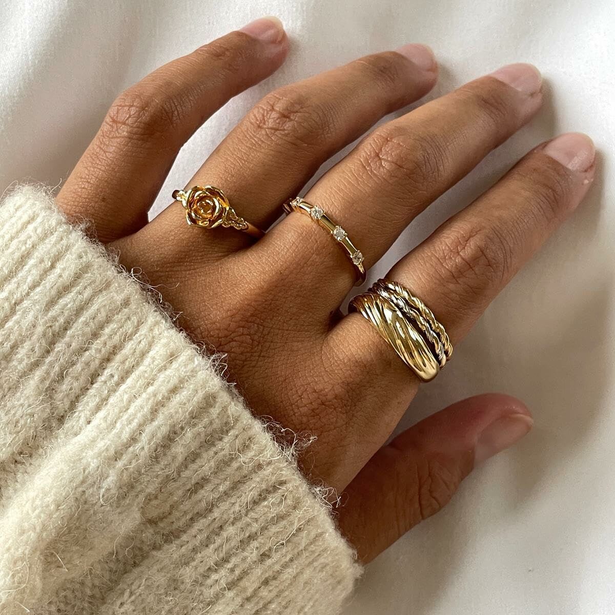 Image secondaire de Bague Femme 24KAE 124142Y/54 Doré 14