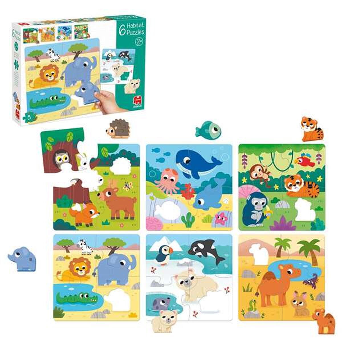 Set van 6 Puzzels Diset