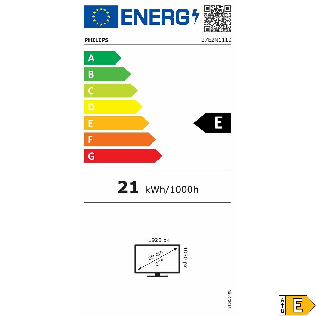 Afbeeldingen van Gaming Monitor Philips 27E2N1110/00 27" Full HD