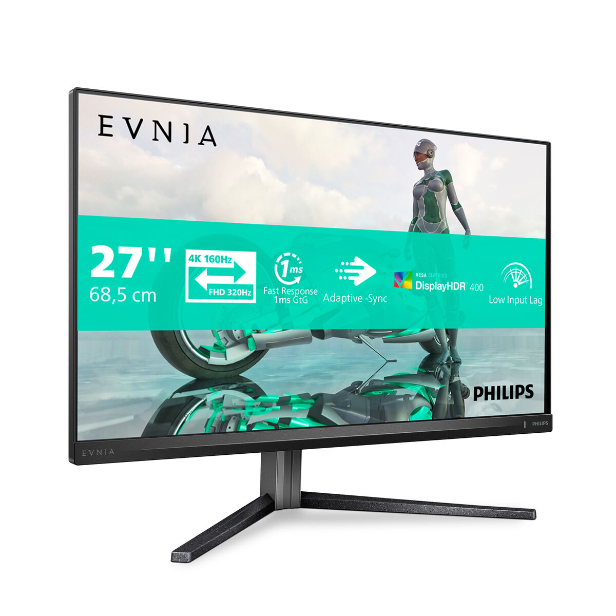 Picture of Gaming Monitor Philips 27 IPS 3440X2160 4K 16:9 160HZ MNTR 4K Ultra HD 27"
