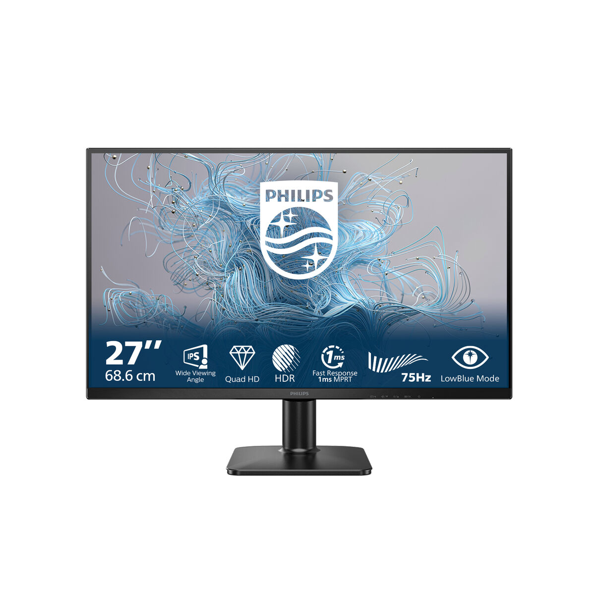 Kép Gaming Monitor Philips 27 IPS 2560X1440 QHD 16:9 75HZ MNTR Quad HD 27"
