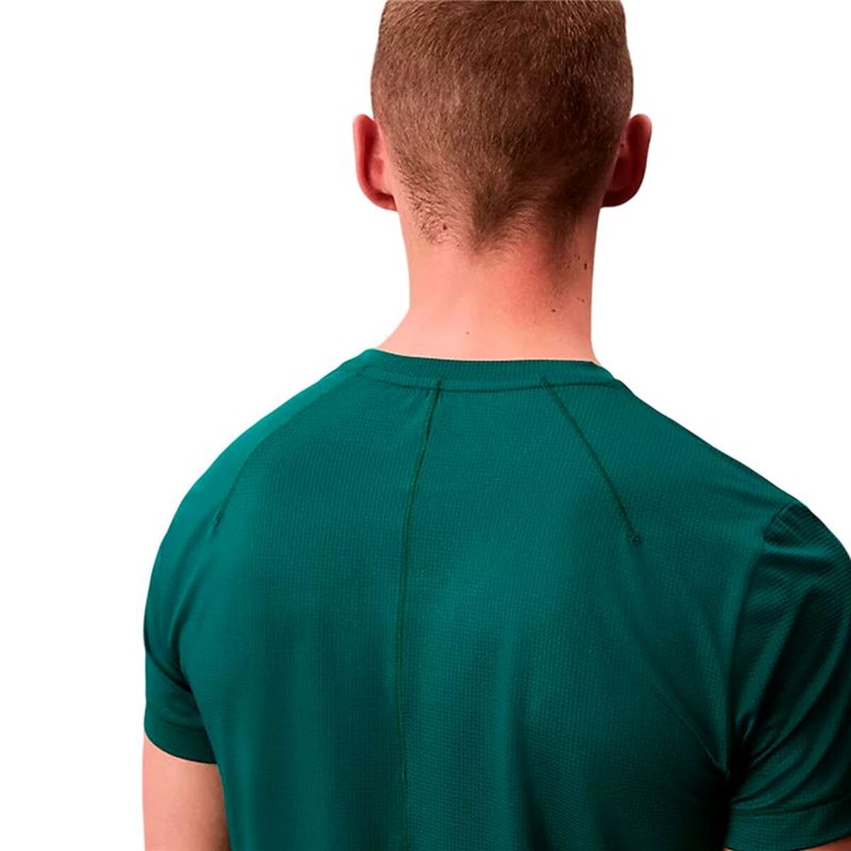 Heren-T-Shirt met Korte Mouwen Calvin Klein Olijf