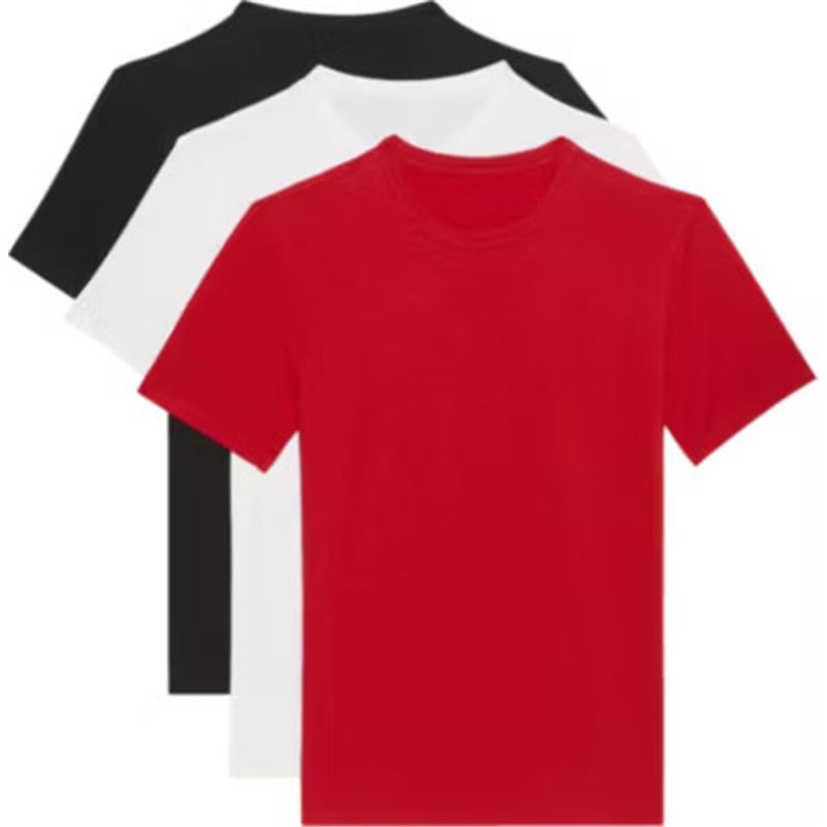 Heren-T-Shirt met Korte Mouwen Calvin Klein Rood 3 Onderdelen
