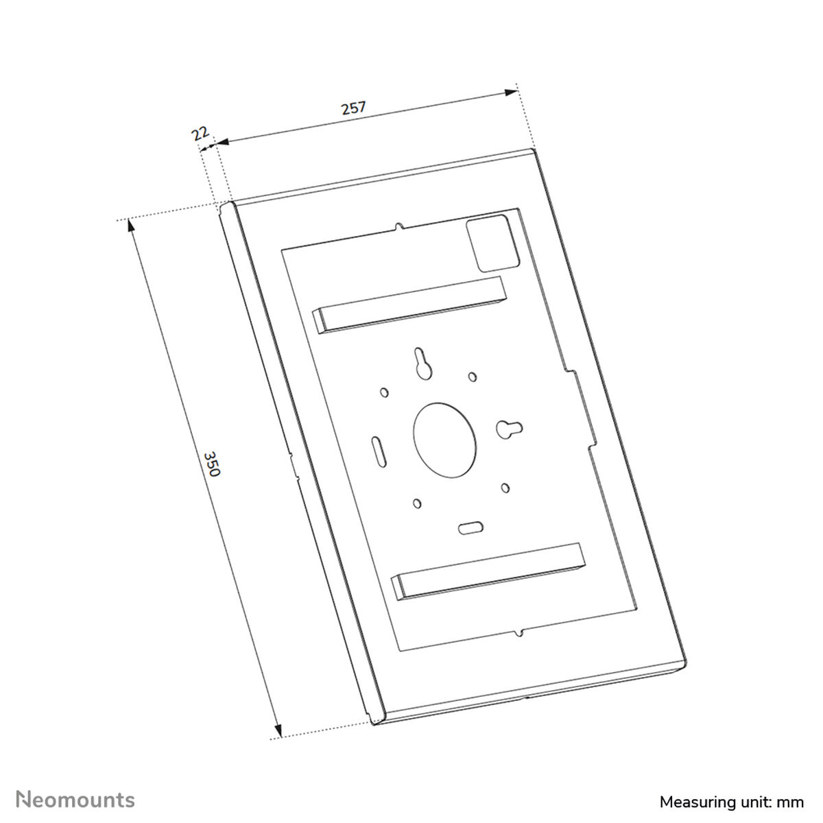 Bild von Tablet cover Neomounts WL15-602BL1 Black