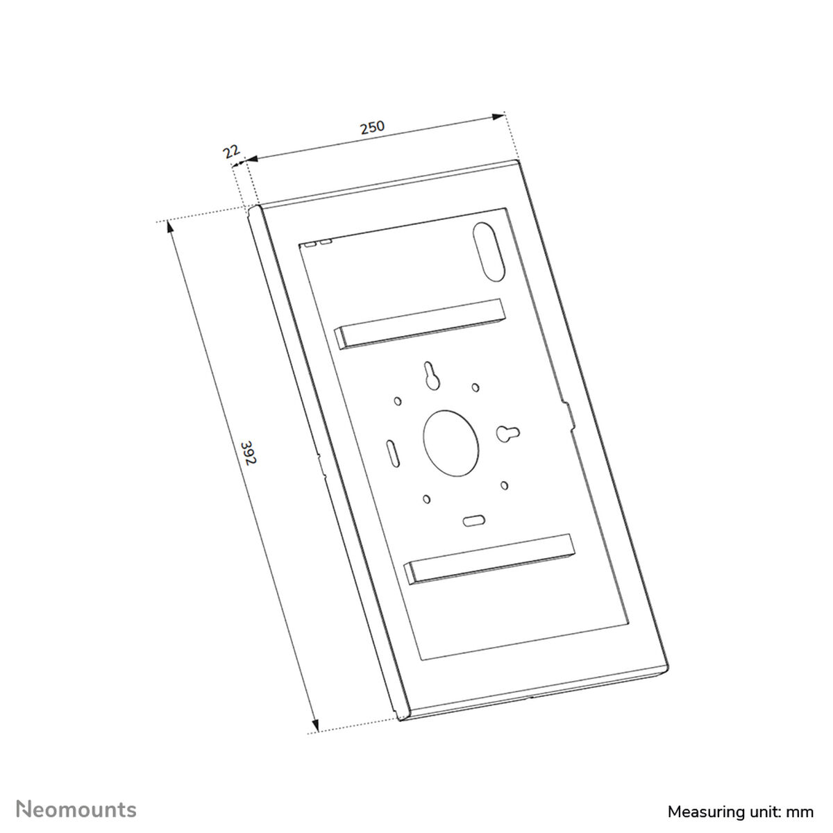 Bild von Tablet cover Neomounts WL15-603BL1 Black