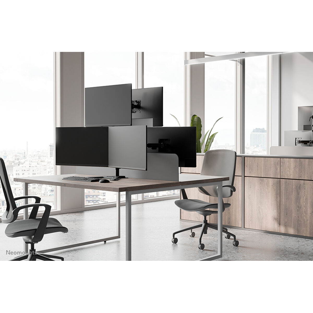 Bild von Screen Table Support Neomounts DS45-600BL2-1 10" 32"
