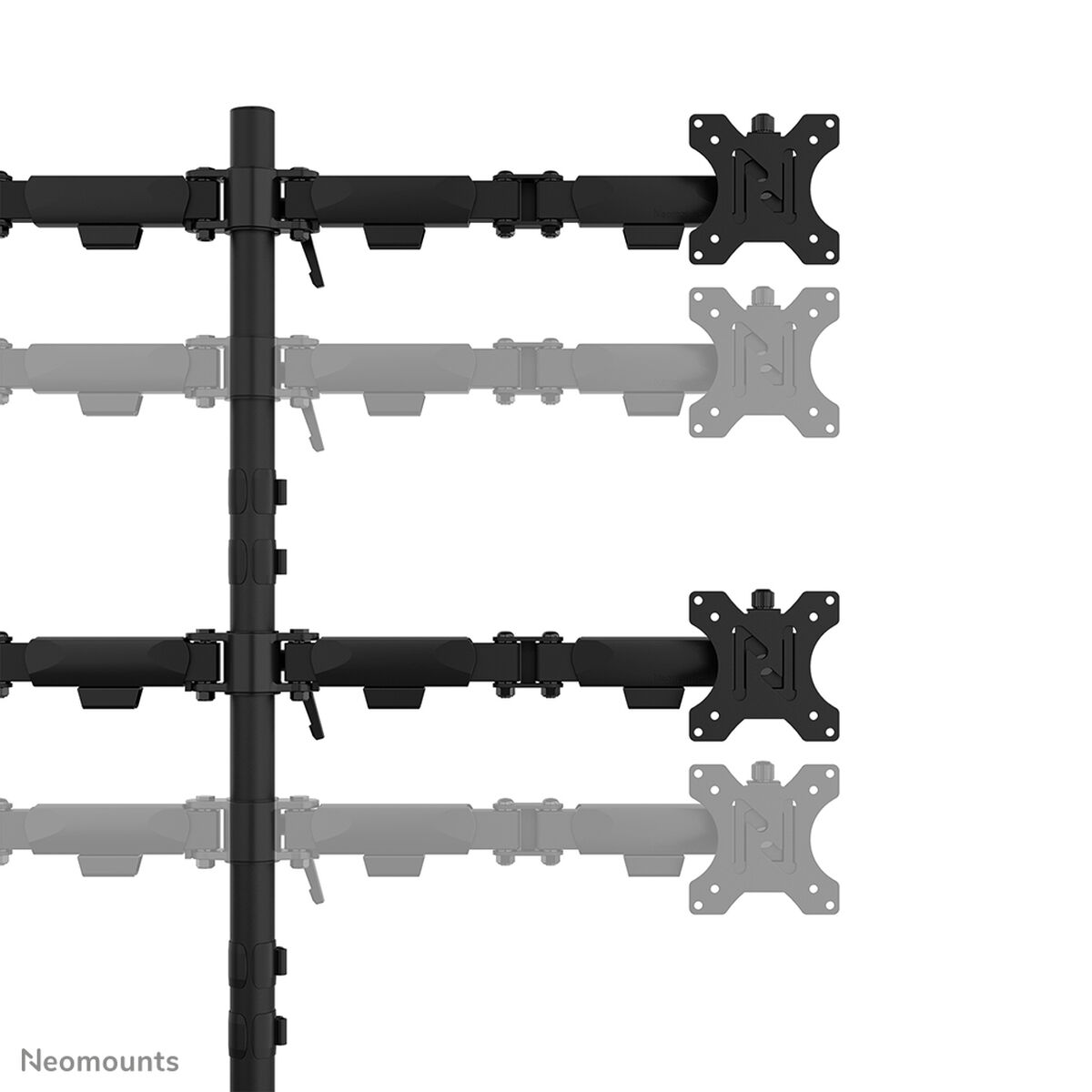 Bild von Screen Table Support Neomounts DS60-600BL2-2 10" 32"