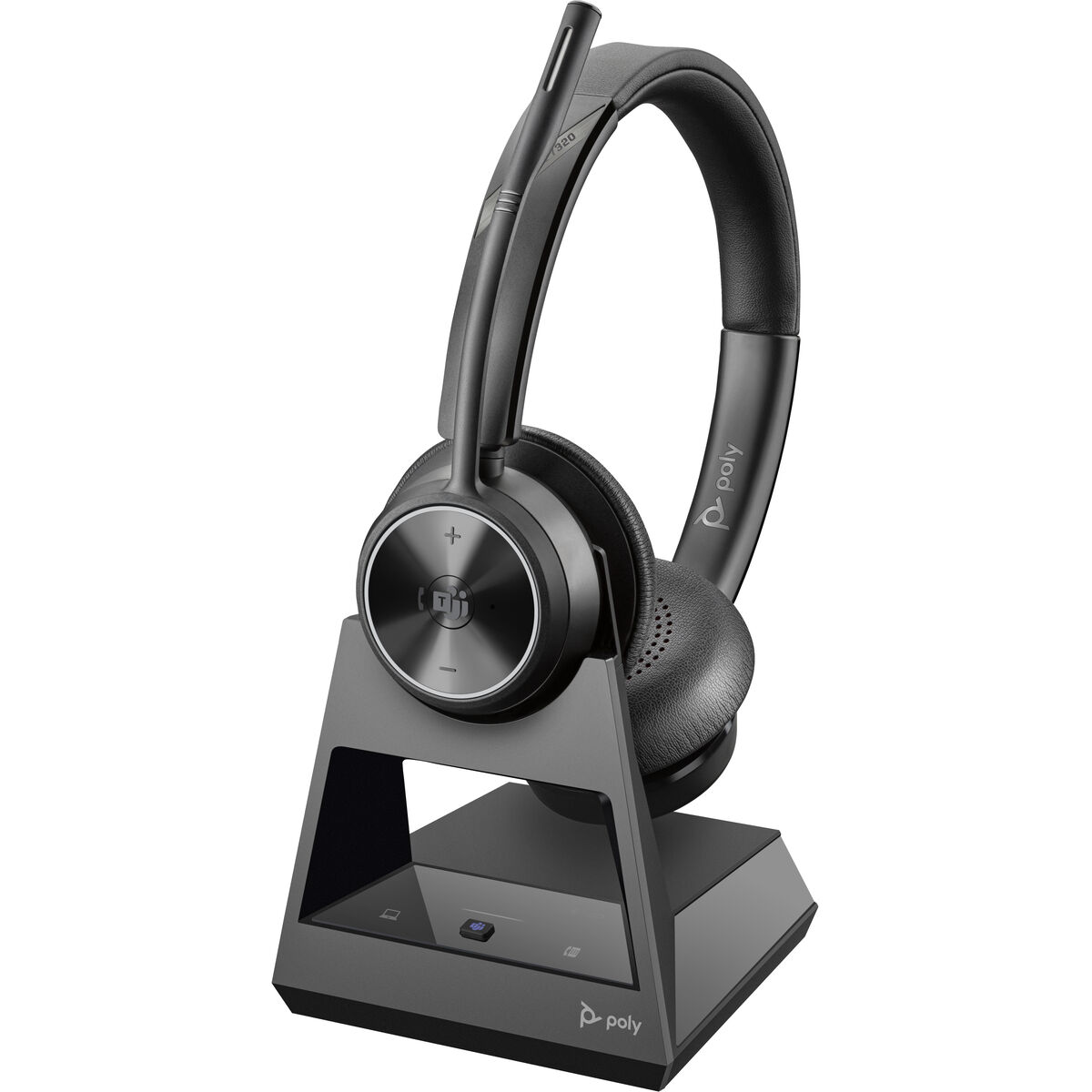 Picture of Headphones with Microphone Poly Savi 7320-M Office DECT Black