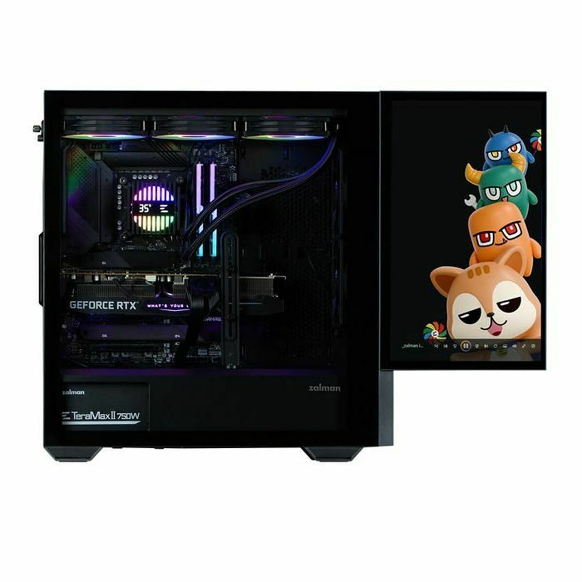 Afbeeldingen van ATX Semi-tower Box Zalman 8800263650040 Black