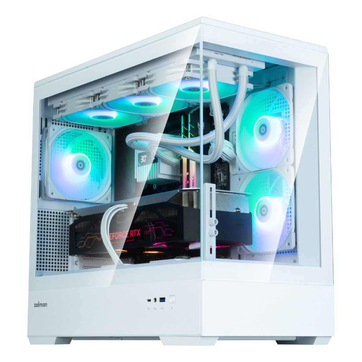 Afbeeldingen van ATX Semi-tower Box Zalman P30 V2 White