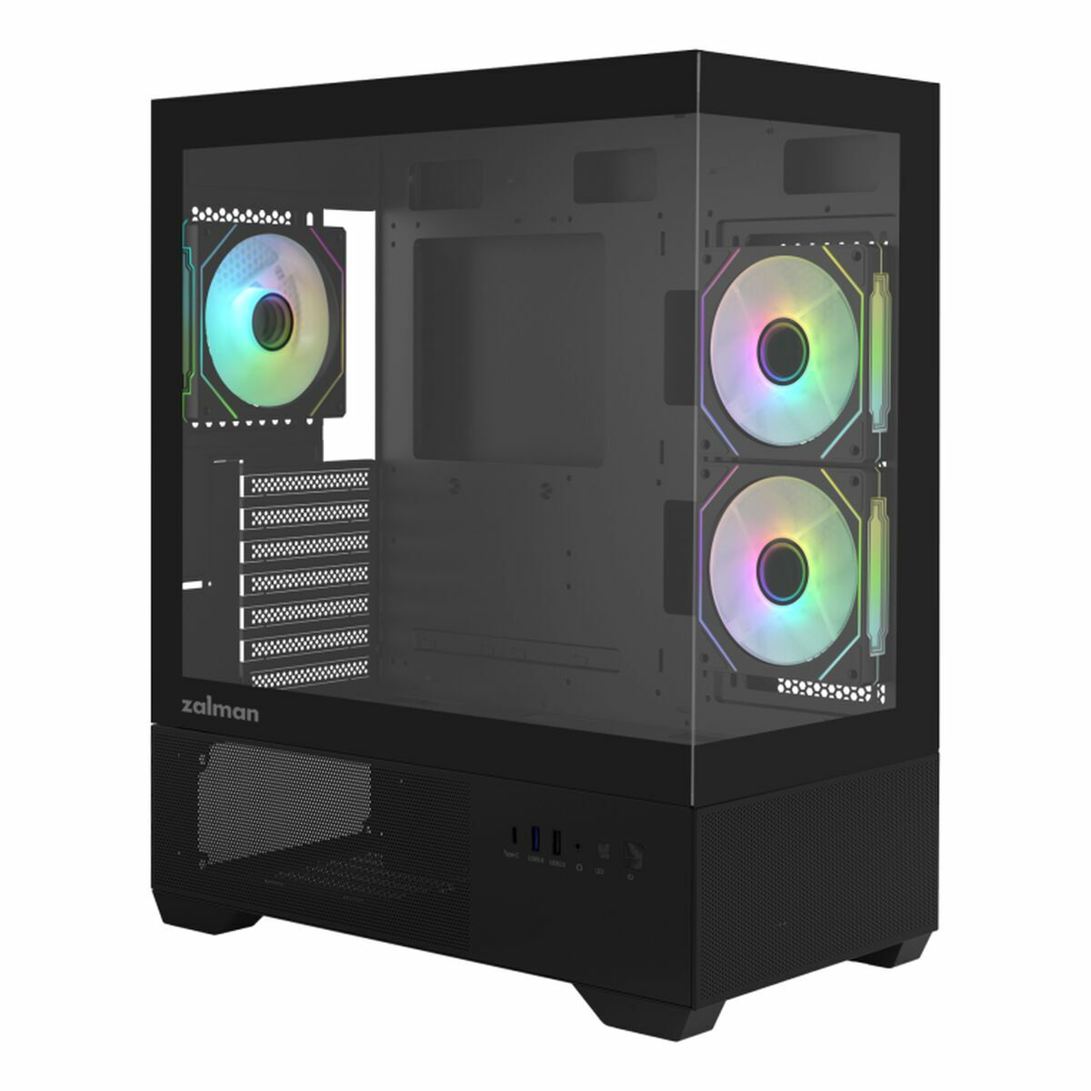 Afbeeldingen van ATX Semi-tower Box Zalman CHRONIX Black