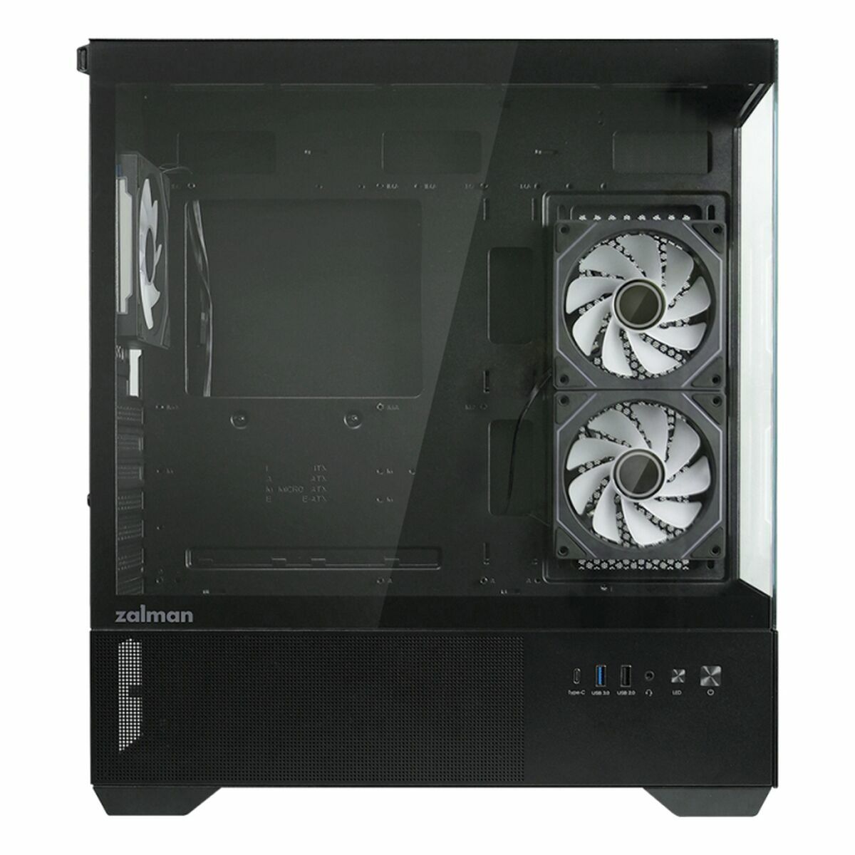 Afbeeldingen van ATX Semi-tower Box Zalman CHRONIX Black