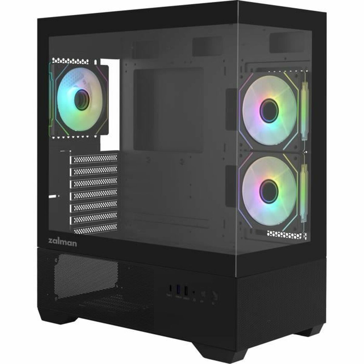 Afbeeldingen van ATX Semi-tower Box Zalman CHRONIX Black
