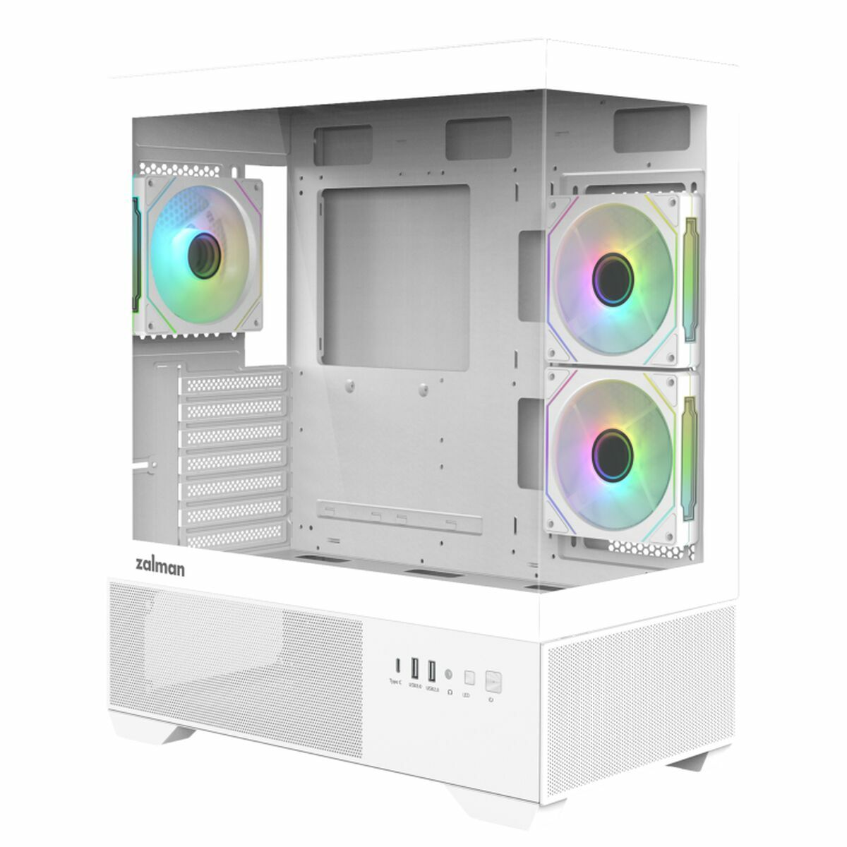 Afbeeldingen van ATX Semi-tower Box Zalman CHRONIX WHITE White