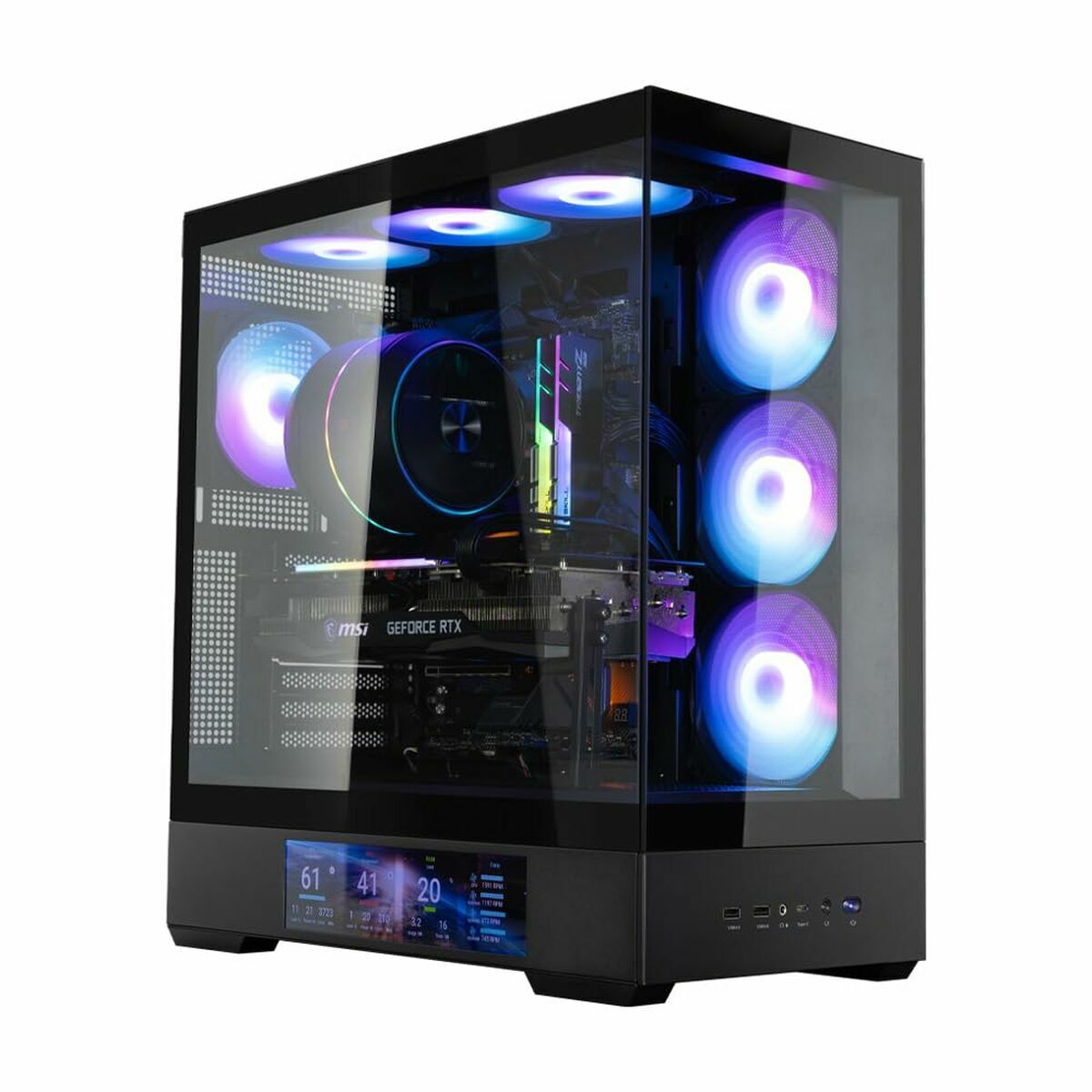 Afbeeldingen van ATX Semi-tower Box Zalman P40 DS BLACK Black