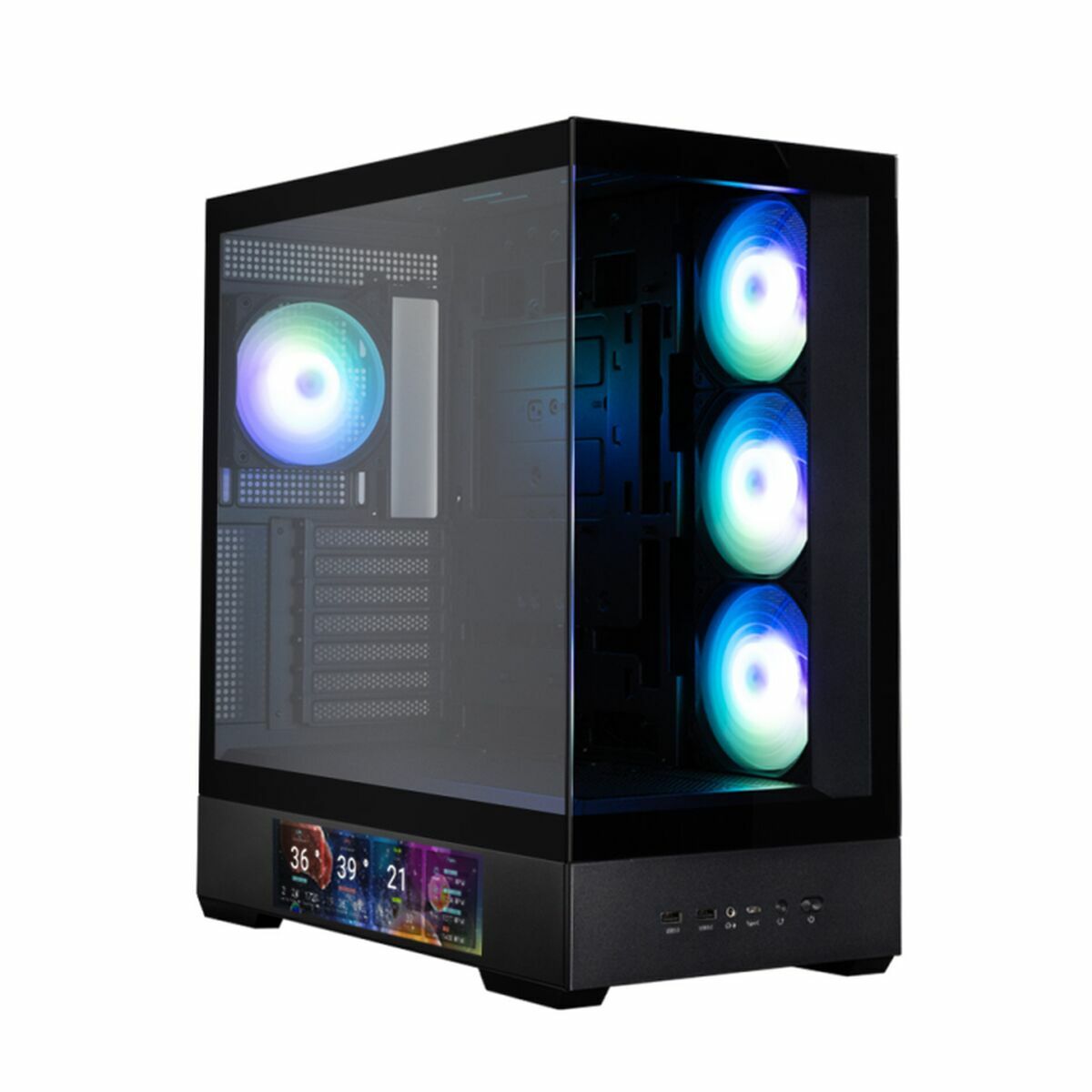 Afbeeldingen van ATX Semi-tower Box Zalman P40 DS Black