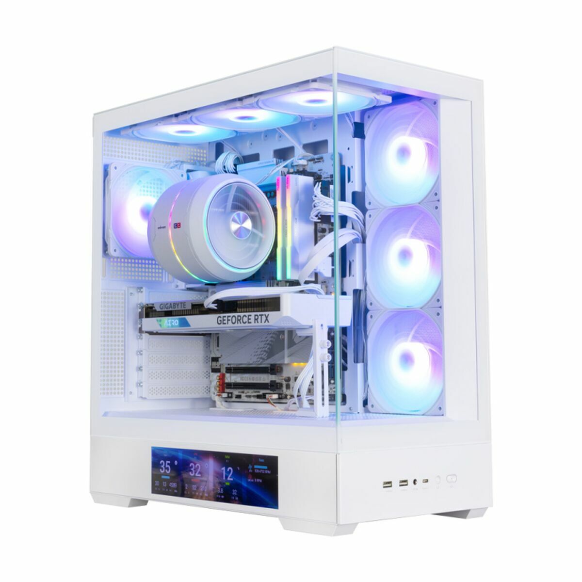 Afbeeldingen van ATX Semi-tower Box Zalman P40 DS White