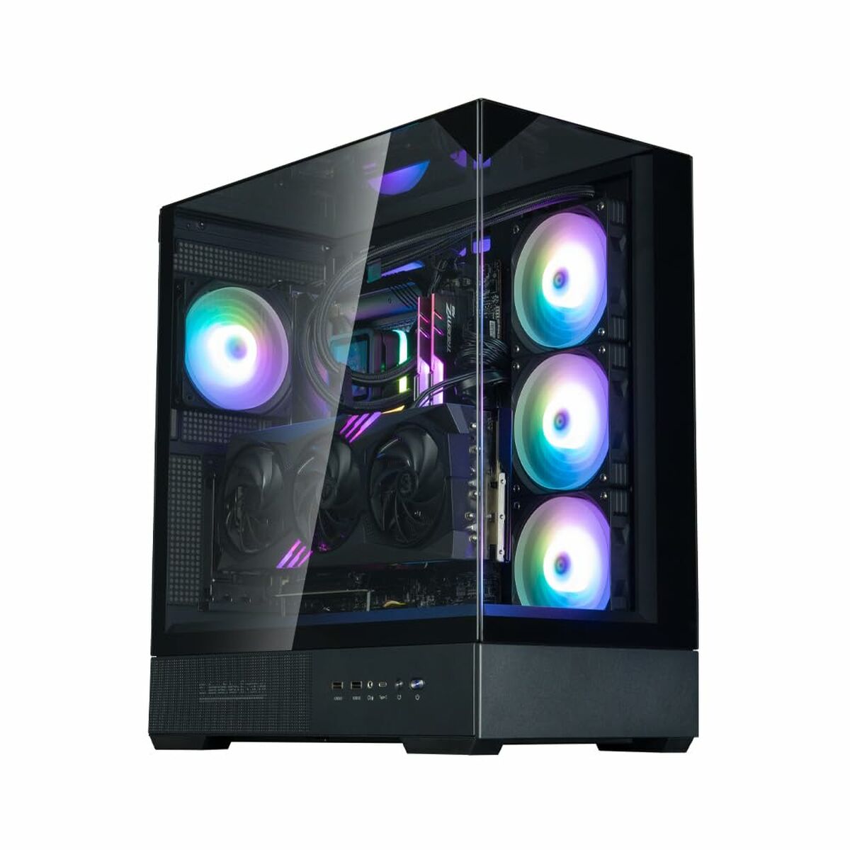 Afbeeldingen van ATX Semi-tower Box Zalman P40 Prism Plus Black