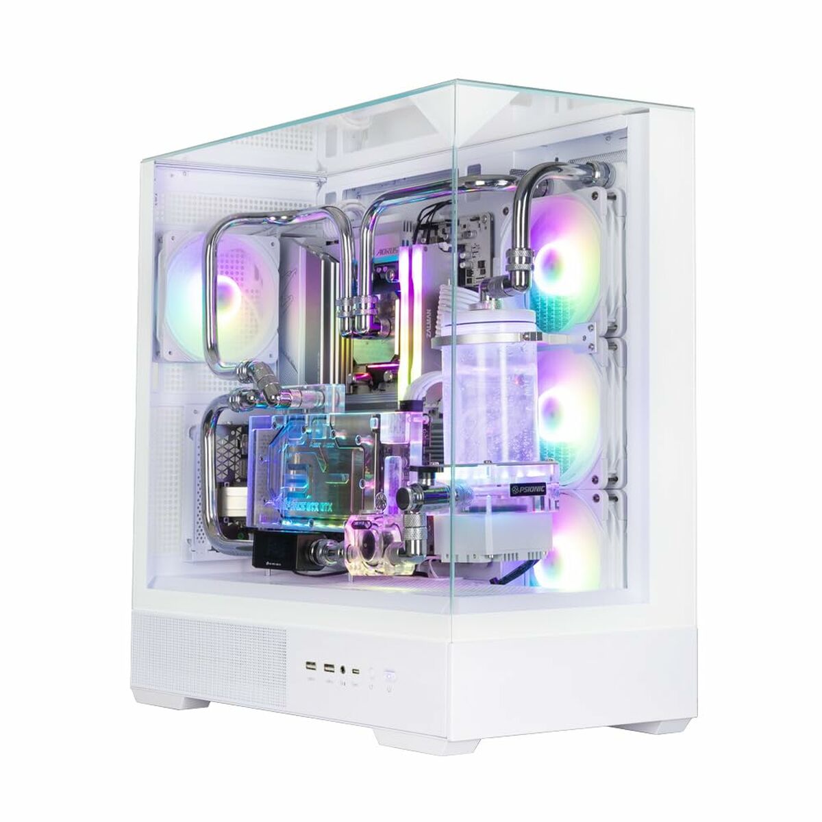 Afbeeldingen van ATX Semi-tower Box Zalman P40 Prism Plus White