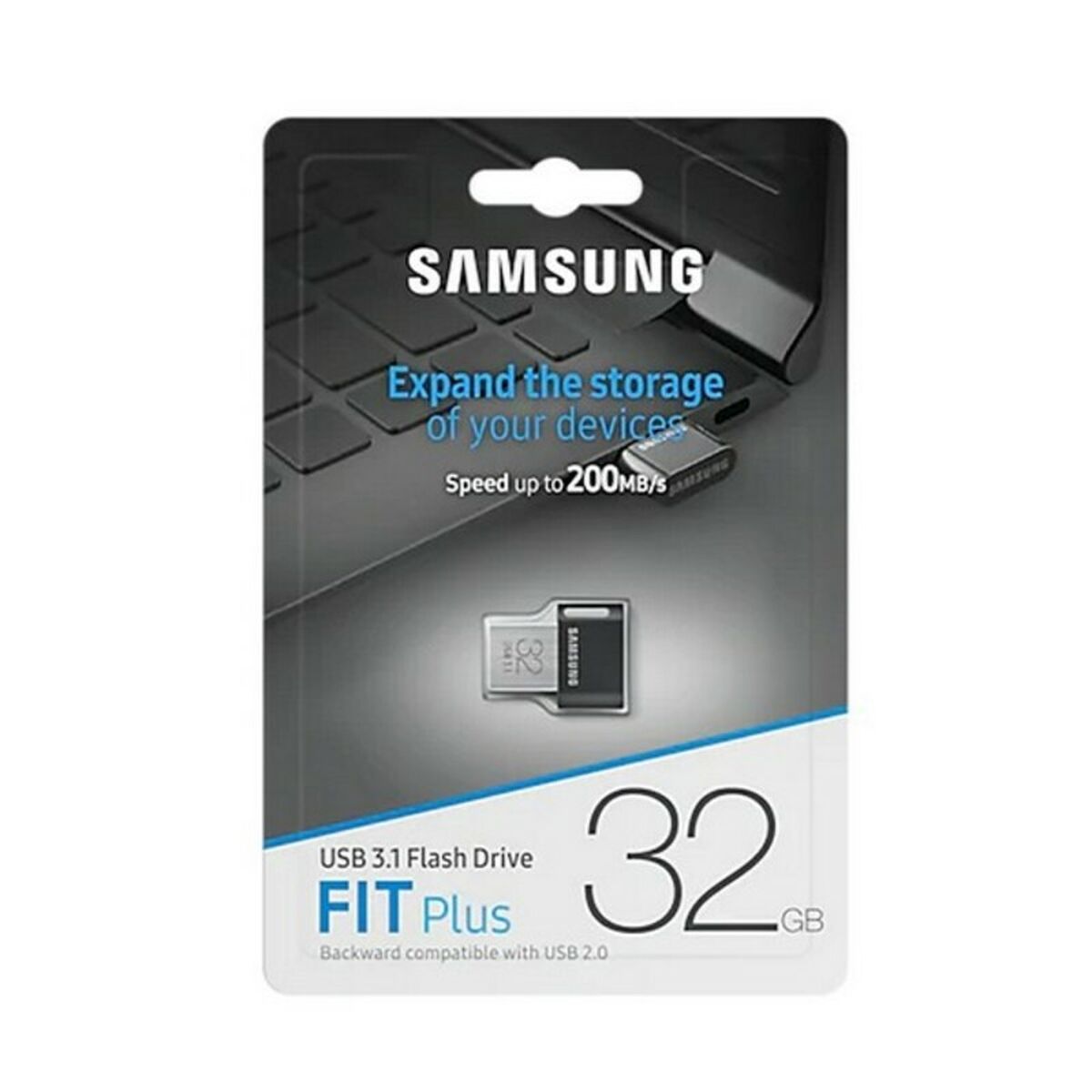 Obrazek USB stick 3.1 Samsung Bar Fit Plus Black