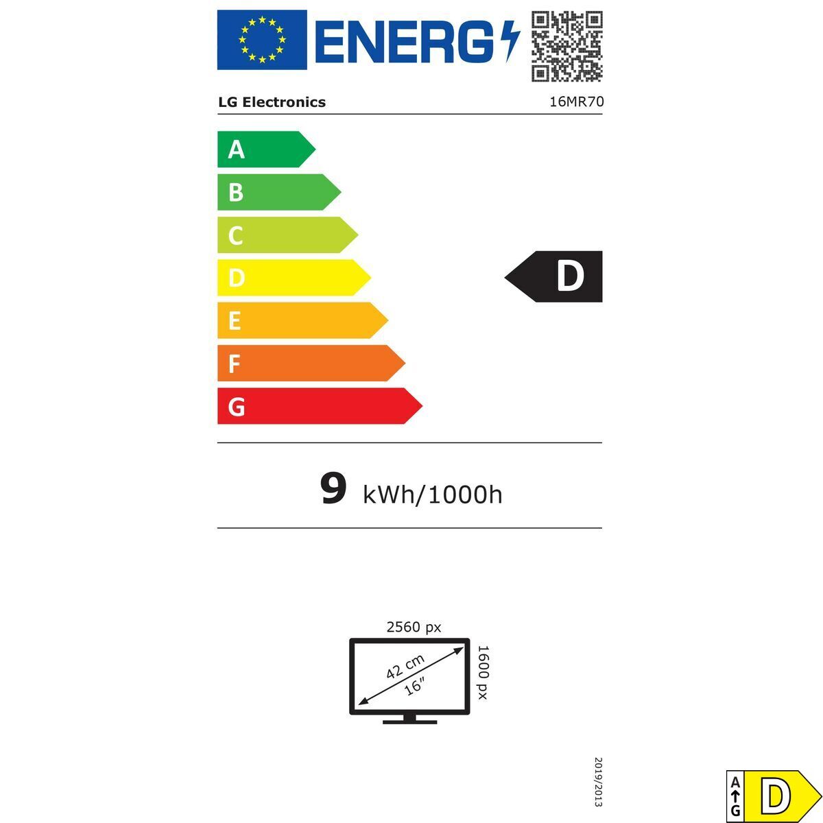Bild von Portable monitor LG Gram+View 16MR70 WQXGA 16"