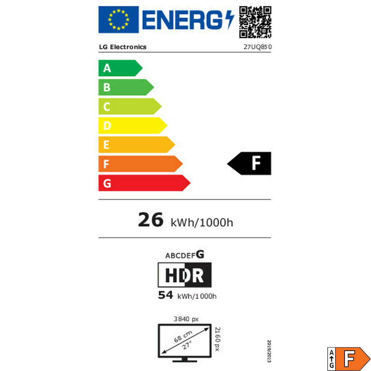 Picture of Gaming Monitor LG 27UQ850-W 4K Ultra HD 27"