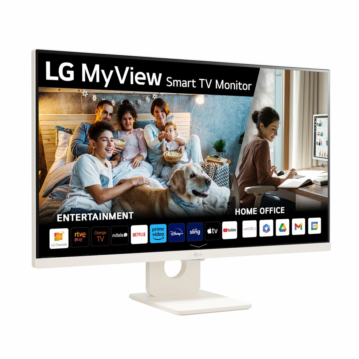 TV intelligente LG 27SR50F-W 27" Full HD LED IPS HDR10 Flicker free