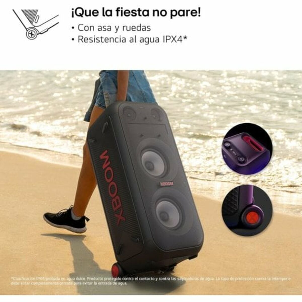 Afbeeldingen van Bluetooth Speakers LG XL9T.DEUSLLK Black