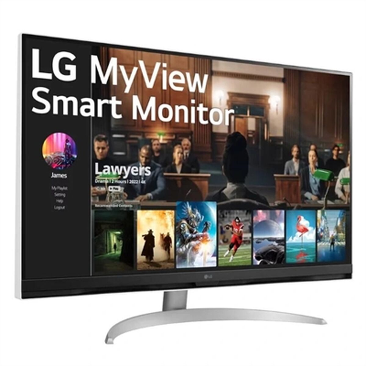 Picture of Gaming Monitor LG 32SQ700S-W 31,5" 4K Ultra HD