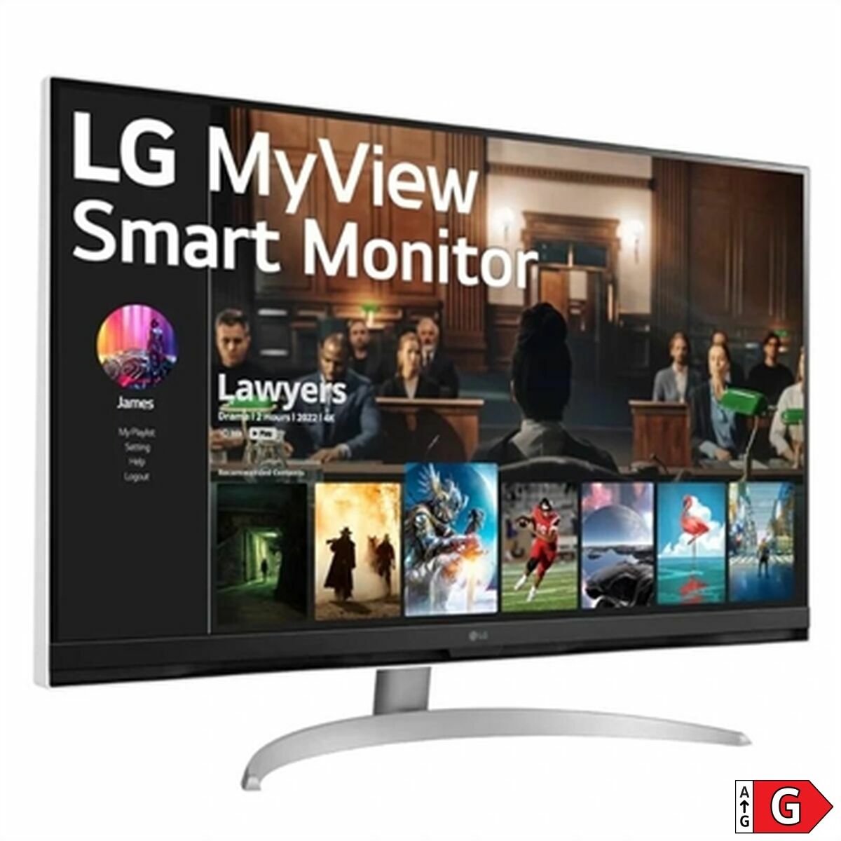 Picture of Gaming Monitor LG 32SQ700S-W 31,5" 4K Ultra HD