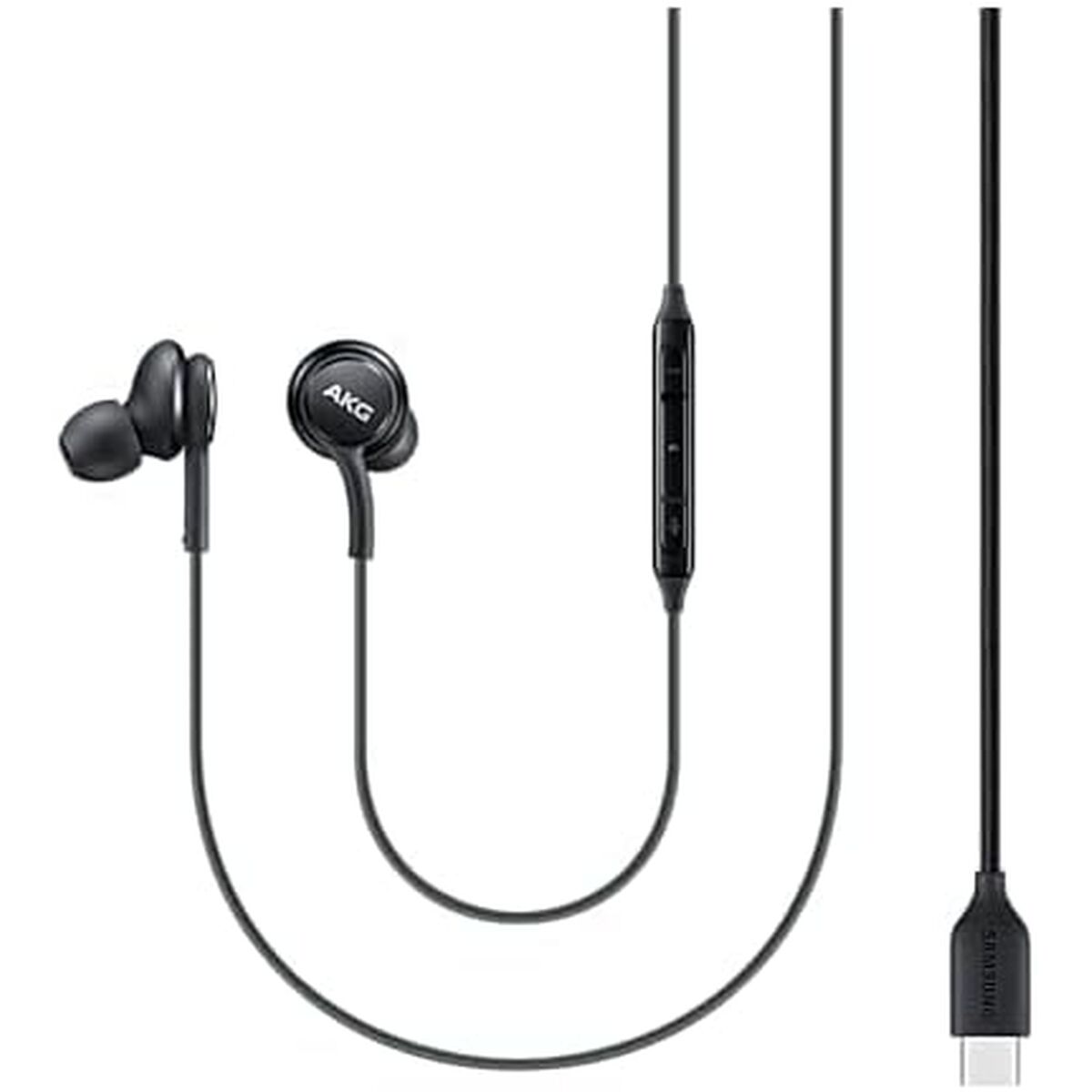 Headphones with Microphone Samsung EO-IC100BBEGWW Black